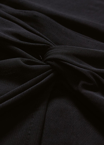 Черная кэжуал однотонная юбка C&A