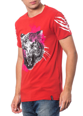 Красная футболка Roberto Cavalli