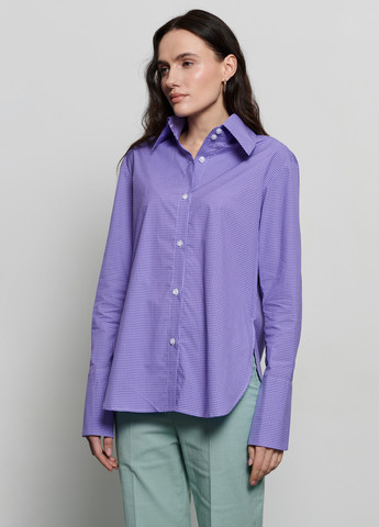 Фиолетовая кэжуал рубашка в клетку Anna Yakovenko
