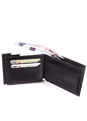Мужское кожаное портмоне 12,5х10х2 см Canpellini (232989224)