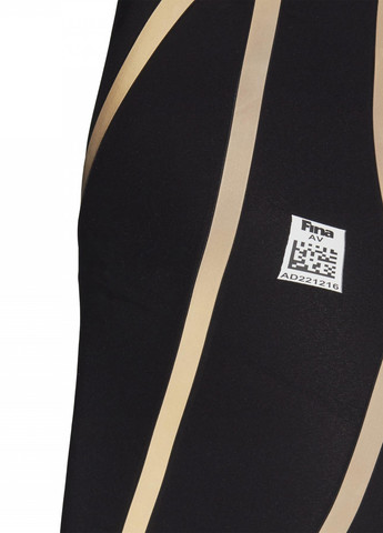 Чорний демісезонний купальник суцільний adidas