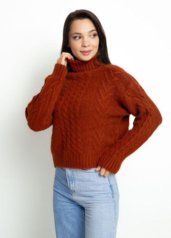 Теракотовий демісезонний светр Time of Style