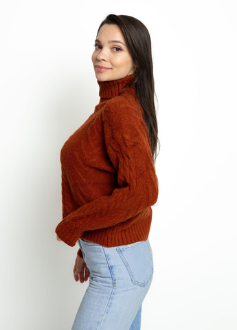 Теракотовий демісезонний светр Time of Style
