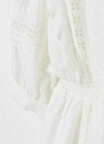 Белое кэжуал платье H&M