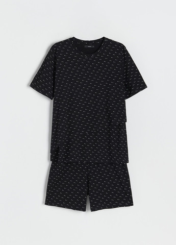 Черная всесезон пижама для беременных (футболка, шорты) футболка + шорты Reserved