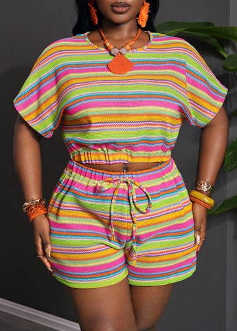 Костюм (топ, шорты) SHEIN (365439909)