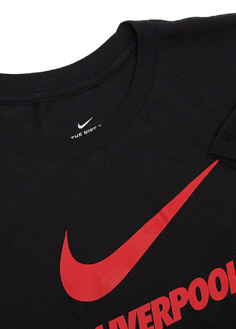 Чорна всесезон футболка Nike LIVERPOOL FC