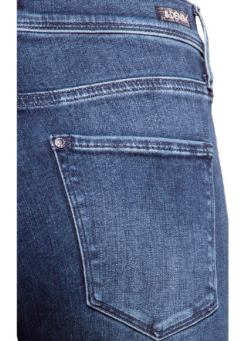 Джинси H&M кльош однотонні сині джинсові бавовна