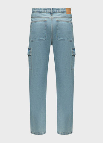 Голубые демисезонные карго джинсы Denim Project