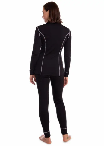 Комплект жіночої термобілизни термоодяг костюм кальсони лонгслів для холодної погоди (473295-Prob) Чорний з сірим S Unbranded (254309271)