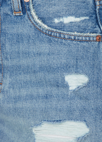 Синяя кэжуал, джинсовая однотонная юбка Tommy Jeans а-силуэта (трапеция)