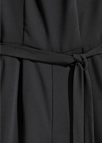 Комбінезон H&M комбінезон-шорти однотонний чорний кежуал