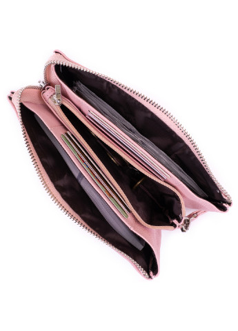 Жіночий шкіряний гаманець-клатч 19,2х10х2 см st leather (229459930)