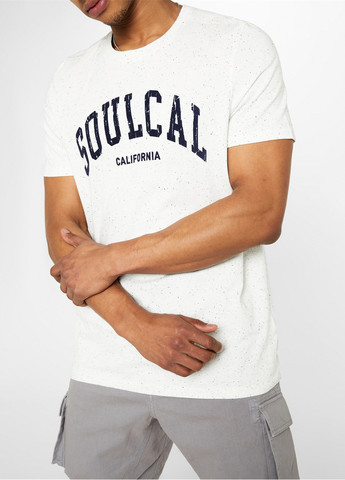 Біла футболка Soulcal & Co