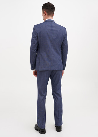 Світло-синій демісезонний костюм (піджак, штани) брючний Federico Cavallini