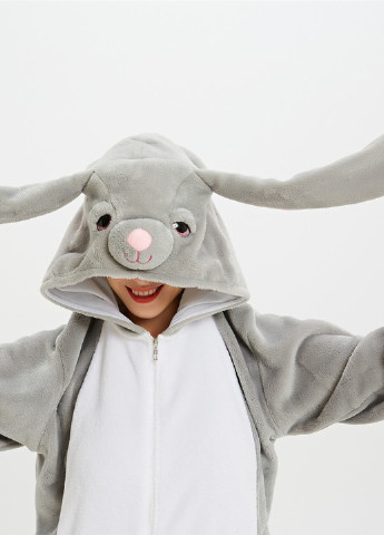 Кігурумі Jamboo Кигуруми серый кролик на молнии (251167390)