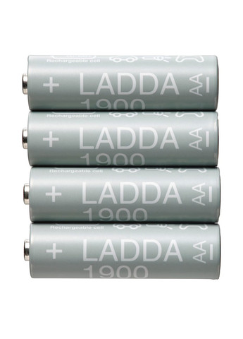 Батарейка акуумуляторная (4 шт.), 9х2х11 см IKEA (265796046)
