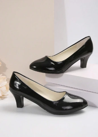 SHEIN Туфли черный з искусственная кожа, китай — демисезон (330610843)