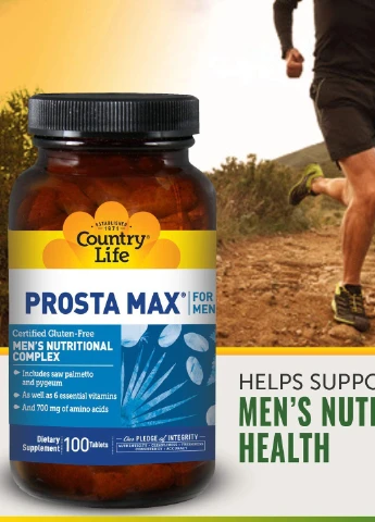 Вітамінно-мінеральний комплекс для чоловіків Prosta-Max for Men 100 Tablets Country Life (256384827)