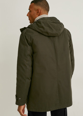 Оливковая (хаки) демисезонная куртка C&A