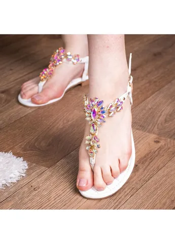 Жіночі босоніжки Cliff 3045 24 Білий Fashion (253195733)