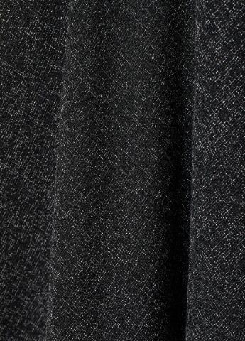 Черно-белая кэжуал с абстрактным узором юбка H&M а-силуэта (трапеция)