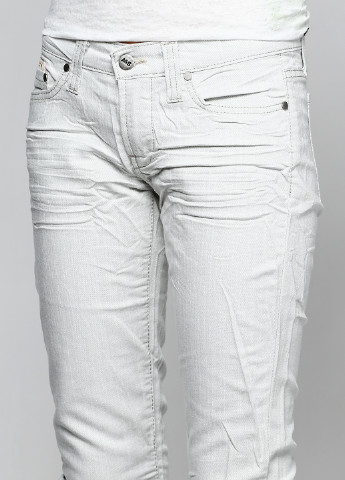 Светло-серые демисезонные прямые джинсы Sexy Woman