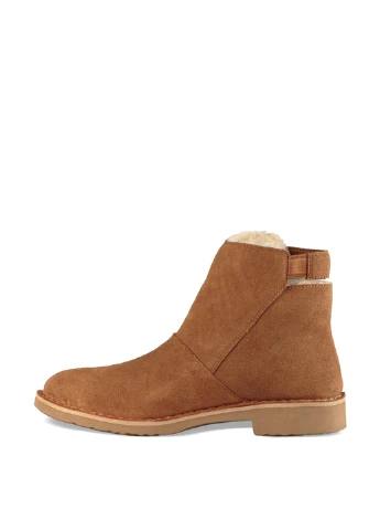 Осенние ботинки UGG без декора из натуральной замши