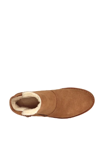 Осенние ботинки UGG без декора из натуральной замши