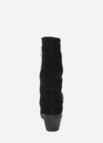 Зимние ботинки p.alina rp317-11 черный Palina из натуральной замши