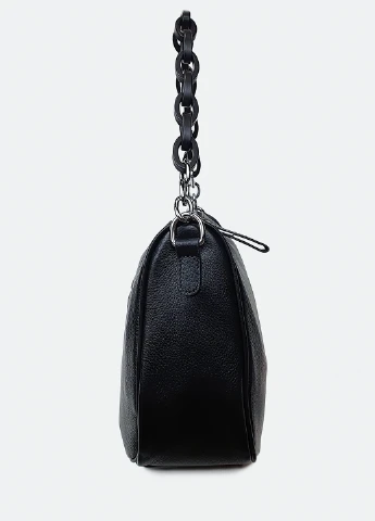 Сумка на плече жіноча чорна середня повсякденна 86025 Fashion Сумка (225899871)