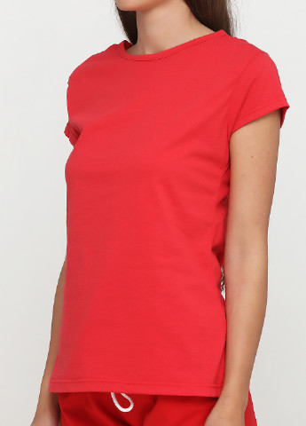 Червоний літній комплект (футболка, шорти) Shik