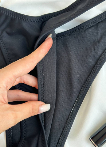 Черный летний раздельный купальник (лиф, трусики) раздельный NOVA VEGA