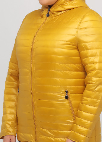 Желтая демисезонная куртка двухсторонняя W Collection
