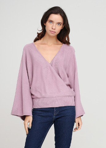 Сиреневый демисезонный пуловер пуловер CHD