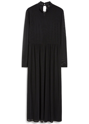 Черное кэжуал платье C&A однотонное