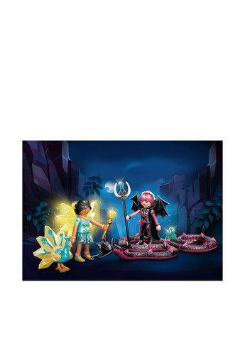 Ігровий набір Кришталева фея та фея кажанів з тваринами, 14х14х7 см Playmobil (291859233)
