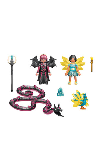 Игровой набор Хрустальная фея и фея летучих мышей с животными, 14х14х7 см Playmobil (291859233)