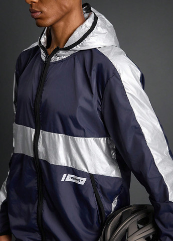 Темно-синяя демисезонная куртка SHEIN