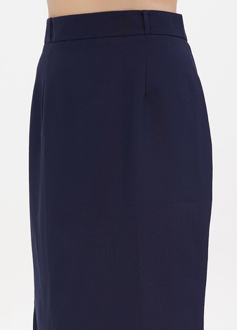 Темно-синяя кэжуал однотонная юбка Rebecca Tatti