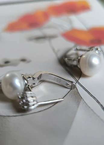 Сережки Silver Flame (350941541)