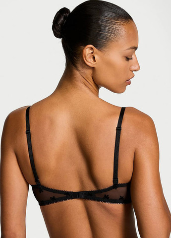 Черный демисезонный комплект (бюстгальтер, трусики) Victoria's Secret