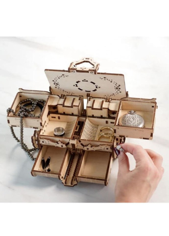 Конструктор механічний Антикварна скринька (70089) UGEARS (249596492)