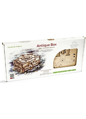 Конструктор механічний Антикварна скринька (70089) UGEARS (249596492)