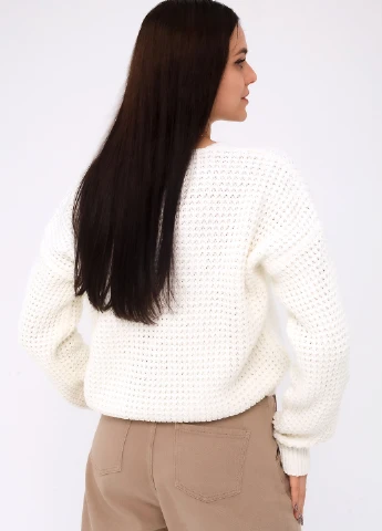Білий зимовий пуловер Park Karon