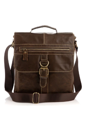 Чоловіча повсякденна шкіряна сумка 30х31х5 см Buffalo Bags (255710256)