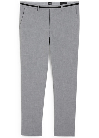 Серые кэжуал демисезонные чиносы брюки C&A