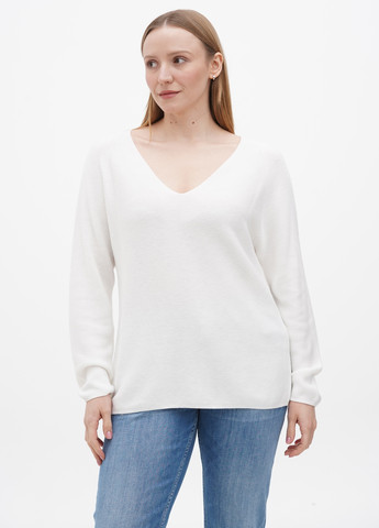 Белый демисезонный пуловер пуловер S.Oliver