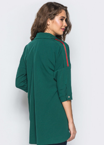 Темно-зелена демісезонна блуза Most-ROW