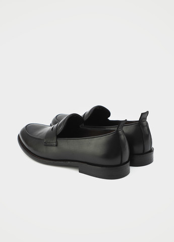 Черные кэжуал туфли Respect без шнурков